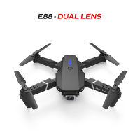 LSRC New E88 With Wide Angle HD 4K 1080P Dual Camera Height Hold Wifi RC Foldable Dron Gift Toy