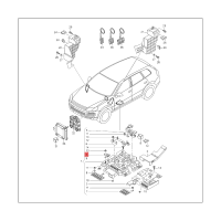 4G0 915 519 Crash Battery Fuse Overload Protection Disconnect for Audi A1 A4 A5 A6 A7 A8 VW Touareg 2011-2018