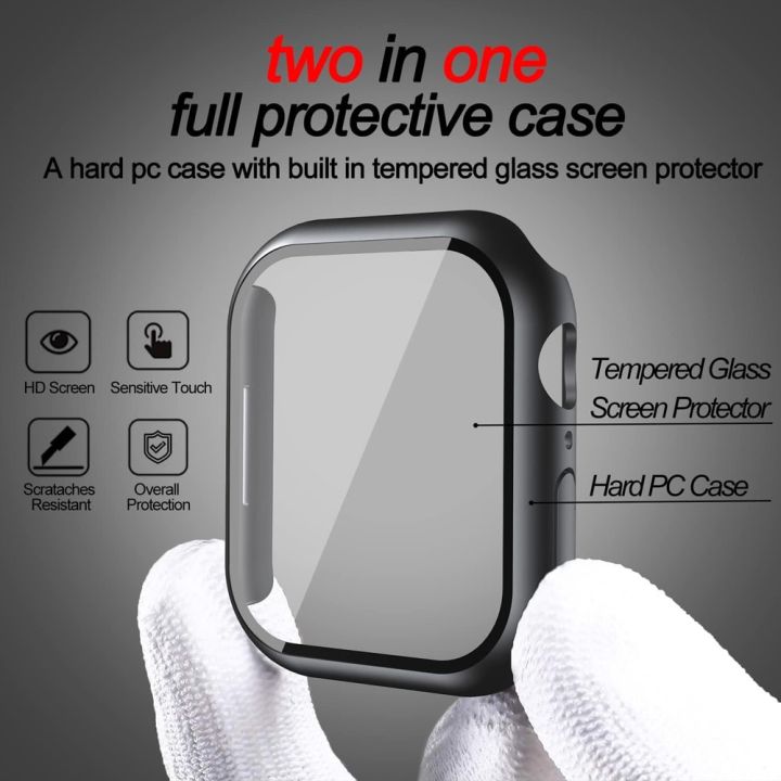 glass-matte-watch-cover-for-apple-watch-case-45mm-41mm-44mm-40mm-42mm-38mm-bumper-screen-protector-for-iwatch-se-8-7-6-5-4-3-2-1-cases-cases