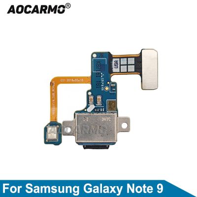 Aocarmo สําหรับ Samsung Galaxy Note9 Note 9 N960F N960A N960U N960T N960V พอร์ตชาร์จ USB แท่นชาร์จ ไมโครโฟน Flex Cable