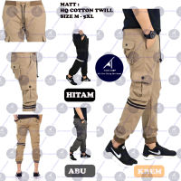 Atjin Original- Celana Panjang Jogger Joger Kargo Sirwal Pria Katun Stretch Lembut Murah Kualitas Premium Hitam -Biru-Hijau-Krem-Mocha-Abu/ Celana SIrwal / Celana Muslim /Celana Joger Pria  [ READY 3 Warna , Size 28-40]