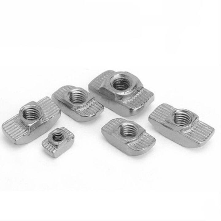 10-100pcs-m3-m4-m5-m6-m8-t-nut-t-nut-hammer-drop-in-sliding-nut-fasten-1515-2020-2525-3030-4040-4545-eu-aluminum-extrusion