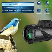 ZZOOI 80x100 HD Night Vision Sight Long Range Binoculars Portbale Night Vision Monocular Professional Binoculars for Camping Tent Tool