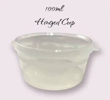 50Pcs/Pack 25/50Ml Square Sauce Cup With Cover Leak Proof Transparent Mini  Plastic Dipping Sauce