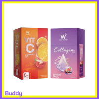 ** Wink White 1 แถม 1 ** W Vit-C Lycopene ดับเบิ้ลยู วิงค์ไวท์ วิตามินซี ไลโคปีน 1 กล่อง + W Collagen Plus ดับเบิ้ลยู คอลลาเจนพลัส 1 กล่อง