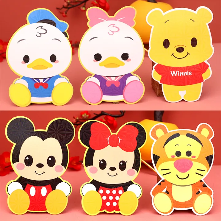 New Year Best-Seller on Douyin Trending Cartoon Donald Duck Red  Envelope2022New Year Children New Year Gift Cute and Interesting | Lazada PH