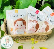 Trái cây sấy mix sữa chua khô Momsmi Hàn Quốc cho bé ăn dặm từ 8tháng