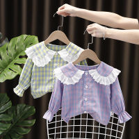 IENENS Kids Baby Cotton Clothing Girls Tops Shirts Casual Clothes Blouse Long Sleeves Shirt Infant Toddler Tee T-shirt 1 2 3 4 5 Years