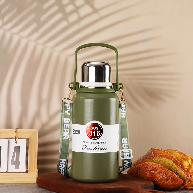 316 Stainless Steel Insulated Kettle, Large Capacity Water Bottle