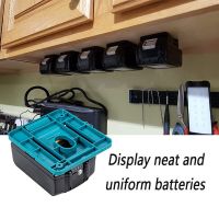 ;[- 5 Pack Battery Holder Battery Mount For Makita For Dewalt 18V Battery Dock Holder Fit For BL1860 BL1850 BL1840 BL1830 Battery