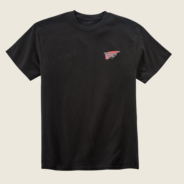 ราคาระเบิดเสื้อยืดใหม่เสื้อยืด-red-wing-t-shirt-in-blacks-3xls-3xls-5xl