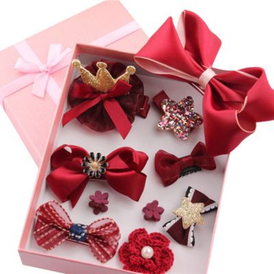 10pcsset Baby Cute Princess Style Gift Flower Headband