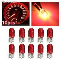 YND 10pcs T10 Red 501 W5W 194 12V 5W Wedge Dashboard Dash Panel Gauge Bulb Car Auto Interior Side Light Dome License Map Light