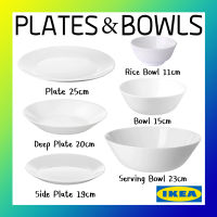 จาน ชาม ถ้วย ออฟตาสท์ อิเกีย Bowls and Plates OFTAST IKEA