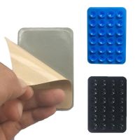 Double Side Silicone Suction Pad For Mobile Phone Fixture Suction Cup Backed 3M Adhesive Silicone Rubber Sucker Pad For Fixed