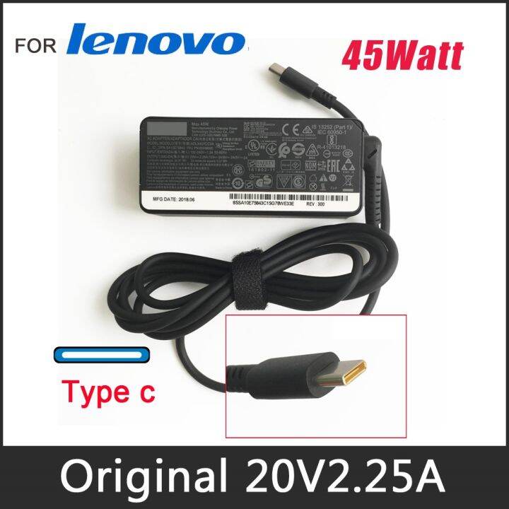 Genuine 45W USBC AC Charger For Lenovo Thinkpad E14 E15 L13 L14 L15