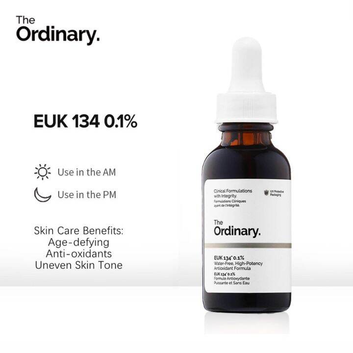 The Ordinary EUK 134 0.1% Reduce Free Radicals Anti-Aging Skincare 30ml ...