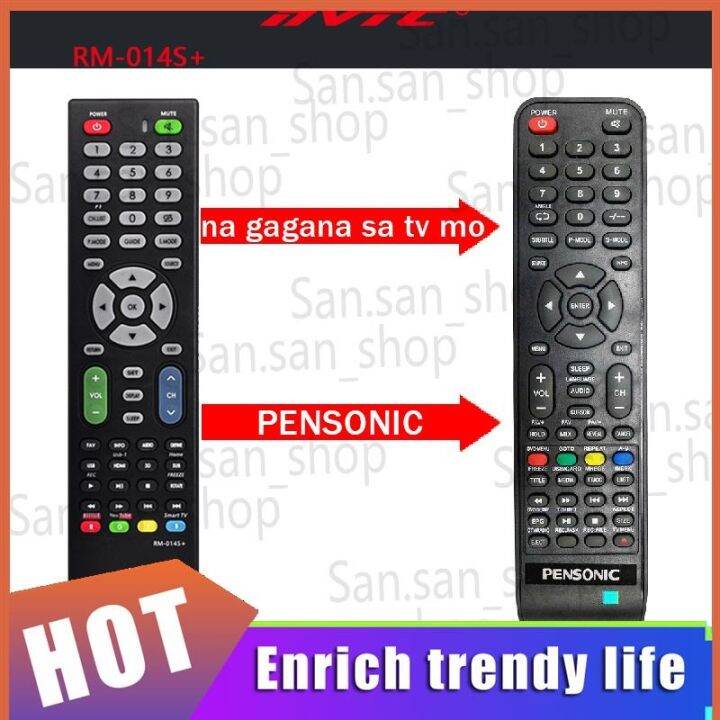 100 Universal remote control for pensonic smart tv remote na gagana sa