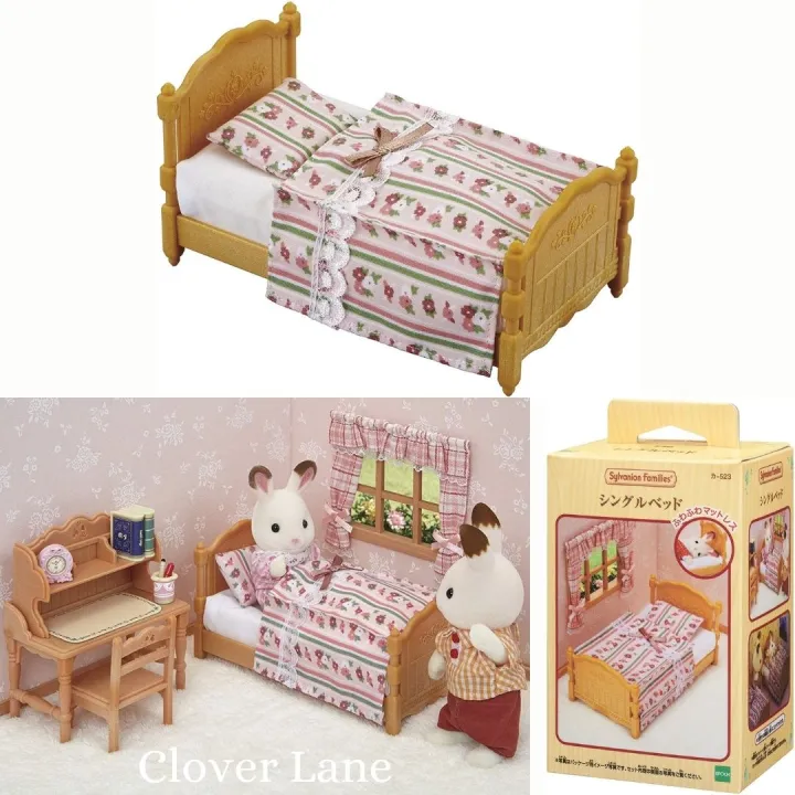 [LEGIT SELLER] Sylvanian Families Single Bed Furniture Dollhouse