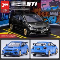JKM 1/64 WRX STi Model Car Alloy Diecast Toys Classic Super Racing Diecast Hobby Toys Collection for Children Gifts