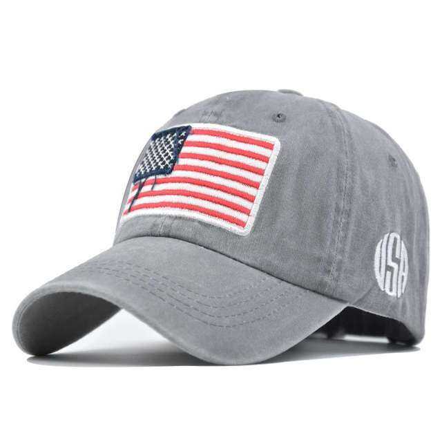 🧢 2023 Wholesale washed USA Flag Camouflage Baseball Cap For Men Women ...