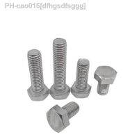 100PCS DIN933 M1.6 M2 M2.5x6/8/10/12 External Hex Hexagon Head Screws with Full Thread hex bolt