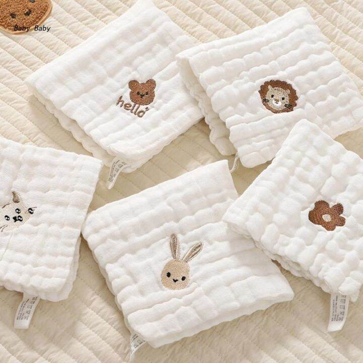 q81a-kindergarten-towel-cotton-burping-cloth-multi-use-wash-cloth-face-towel-high-absorb-feeding-bibs-kids-sweat-absorb-towel