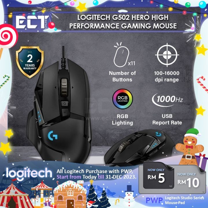 Logitech G502 HERO High Performance Gaming Mouse