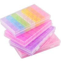 Xinzhan2 28 Grids Plastic Pill Case Storage Box Medicine Container Case Jewelry Organizer Manicure Storage Home Organizer