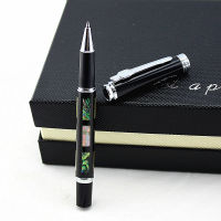 Jinhao 8802 Rollerball Pen Deep Sea Bright Pearl Shell Writing Signature Pen with Ink Refill, Business Office School Supplies