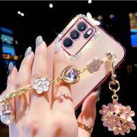 Case A55 A76 A95 A16 A74 A54 Reno 6 5f 5 A15 A15s A53 A33 A31 A5 A9 2020 A11k A52 A92 A12 A3s A5s A39 A57 F11 Pro F1s A83 A7 F9 Pro F7 F5 plating The New celet flower soft phone case