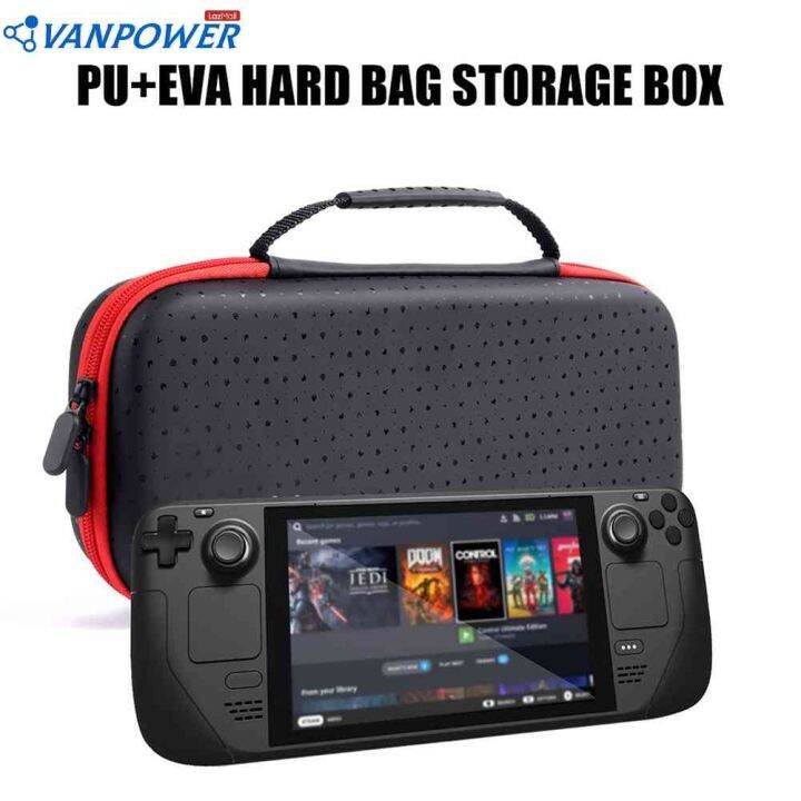 PU EVA Handheld Game Console Bag Hard Cover Carrying Case Waterproof