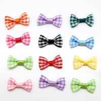 25/50pcs (3x1.5cm) Handmade Small Satin ribbon Bow Flower Tie Appliques Wedding Scrapbooking Embellishment Crafts Accessory