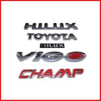 แผ่นป้ายโลโก้ วีโก้ LOGO VIGO champ ติดฝาท้ายยกชุด จัดส่งเร้ว **จัดส่งเร้ว บริการประทับใจ***