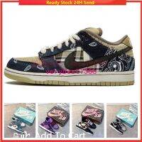 Air Travis X Dunk Low Raygun Plum Gray Quailty Sneakers Men Shoes Lelaki Wanita Perempuan Kasut Sukan