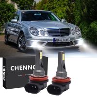 หลอดไฟตัดหมอกสีขาวสําหรับ Mercedes E - Class W211 2002-2008 - 2 X Bright 6000 K Led H11