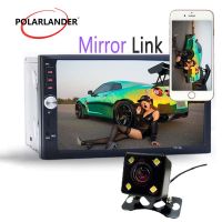 2 DIN Car Radio 7 inch Mirrorlink Multilingual Cassette Player Touch Screen Bluetooth Video Player Auto Tapes Autoradio FM MP5