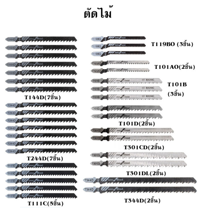 ใบเลื่อย-ชุดใบเลื่อยจิ๊กซอว์-48-ใบ-ของแท้ส่งจากไทยร้านleesuperlucky02-ออกใบกำกับภาษีได้-ของแท้ส่งจากไทยร้านleesuperlucky02-ออกใบกำกับภาษีได้