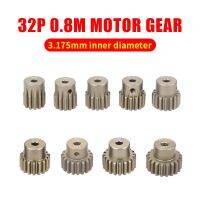 SURPASS-HOBBY 32P M0.8 3.175mm 12T 13T 14T 15T 16T 17T 18T 19T 20T Aluminum Alloy Metal Pinion Motor Gear For 1/10 Rc Model Car Pipe Fittings Accessor