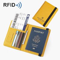 RFID Fashion Brand Travel Passport Holder Women PU Leather Business Passport Cover Men ID Credit Card Holder Case Passport Women