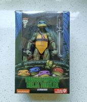 NECA Teenage Mutant Ninja Turtles movie version TMNT Leonardo Da Vinci 7 inch action doll hand model toy