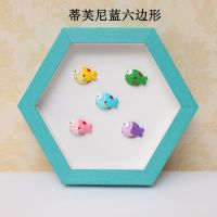 [COD] Yan paper frame hexagonal three-dimensional thickened specimen hollow photo butterfly insect new shape