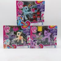 【ผู้ขายซื่อสัตย์】 Hasbro ดั้งเดิมของฉันโพนี่น้อย Equestria น่ารักซีรีส์ของเล่นเพลย์เฮาส์ที่งดงามภาพอนิเมะของขวัญตุ๊กตาเด็ก