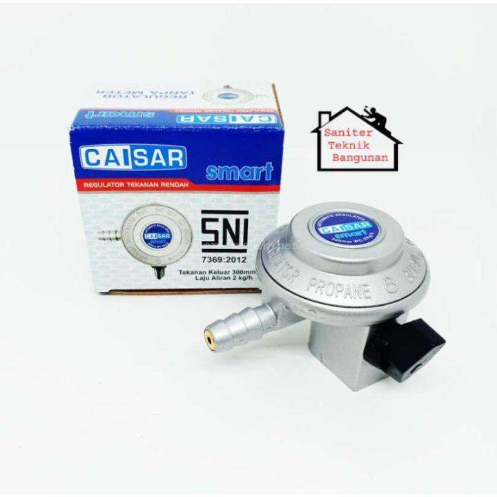 Regulator Gas CAISAR SMART Regulator gas meter SNI Abuabu sedia