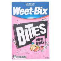 ✨Sale✨ แซนนิทาเรี่ยม วีท-บิกซ์ ไบท์ ข้าวสาลีอบกรอบผสมไวล์ดเบอร์รี่ 500กรัม Sanitarium Weet-Bix Bite Wild Berry Breakfast Cereal 500g