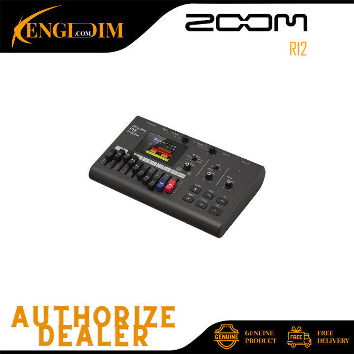 Zoom R12 MultiTrak Portable Recorder and Control Surface Lazada