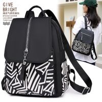 New Style Oxford Cloth Backpack Female Bag Casual Korean Version Nylon Student School Leisure Travel 【AUG】