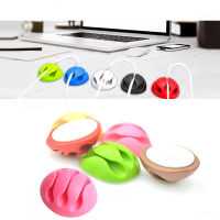 Wire Holder 2020 New Cable Winder Earphone Office Management Organizer Wire Self-Adhesive Desk Cord Holder Cable Clips 3 Slot Cable Management
