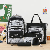 Schoolbag Female Ins Mori All-Match Personalized Graffiti Niche Backpack Junior High School Primary School Student Large-Capacity Backpack