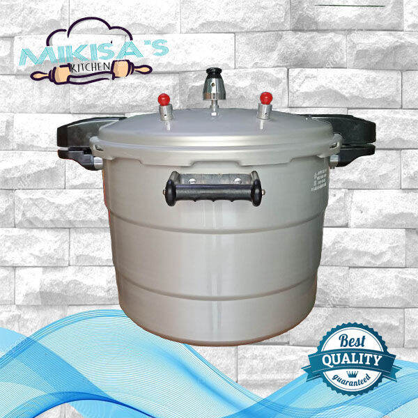 Big Size Pressure Cooker 40cm 36L Aluminum with Steaming Tray Heavy Duty Lazada PH
